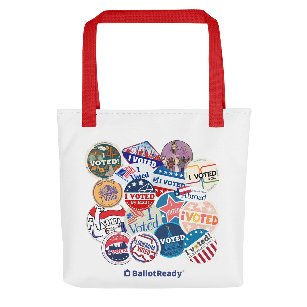 "I Voted" Stickers Tote bag