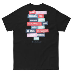 "Vote in All Languages" Unisex classic tee