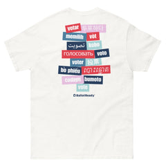 "Vote in All Languages" Unisex classic tee