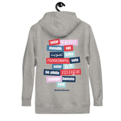 "Vote in All Languages" Unisex Hoodie