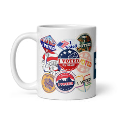 "I Voted" Stickers Mug