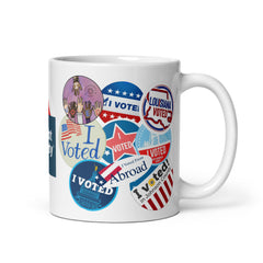 "I Voted" Stickers Mug