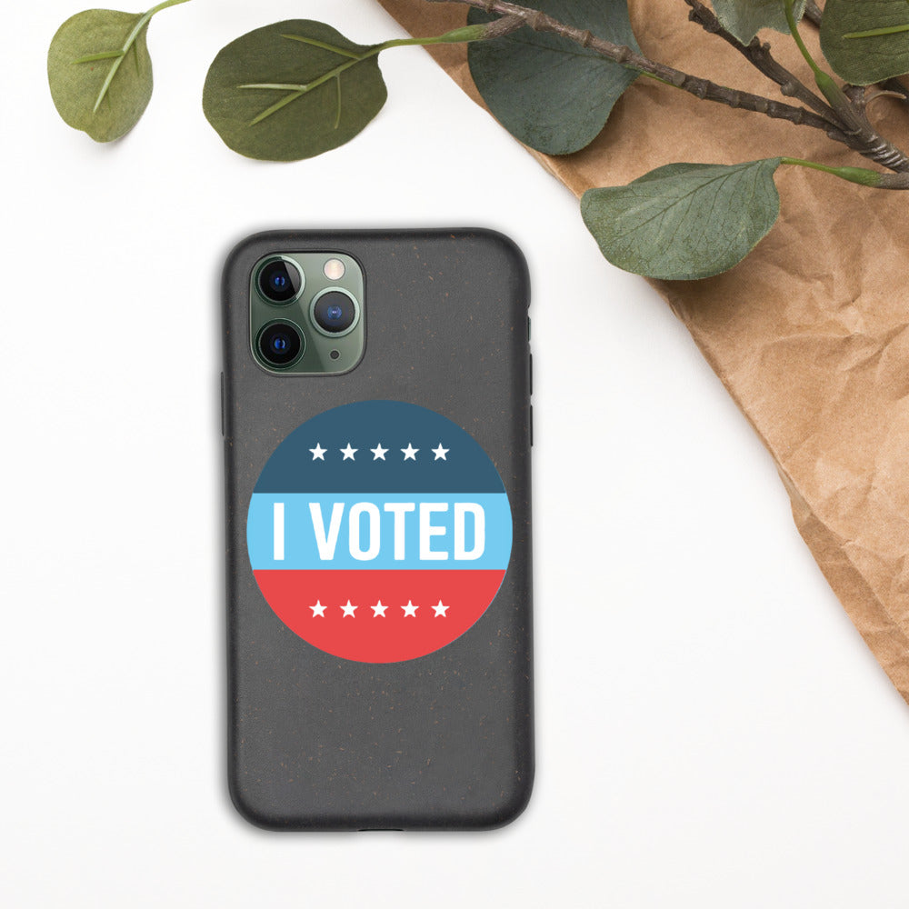 I Voted Sticker iPhone Case