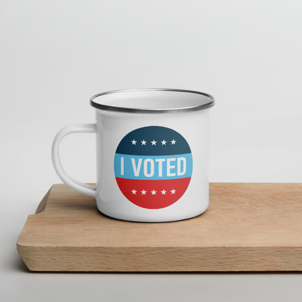 I Voted Sticker Mug