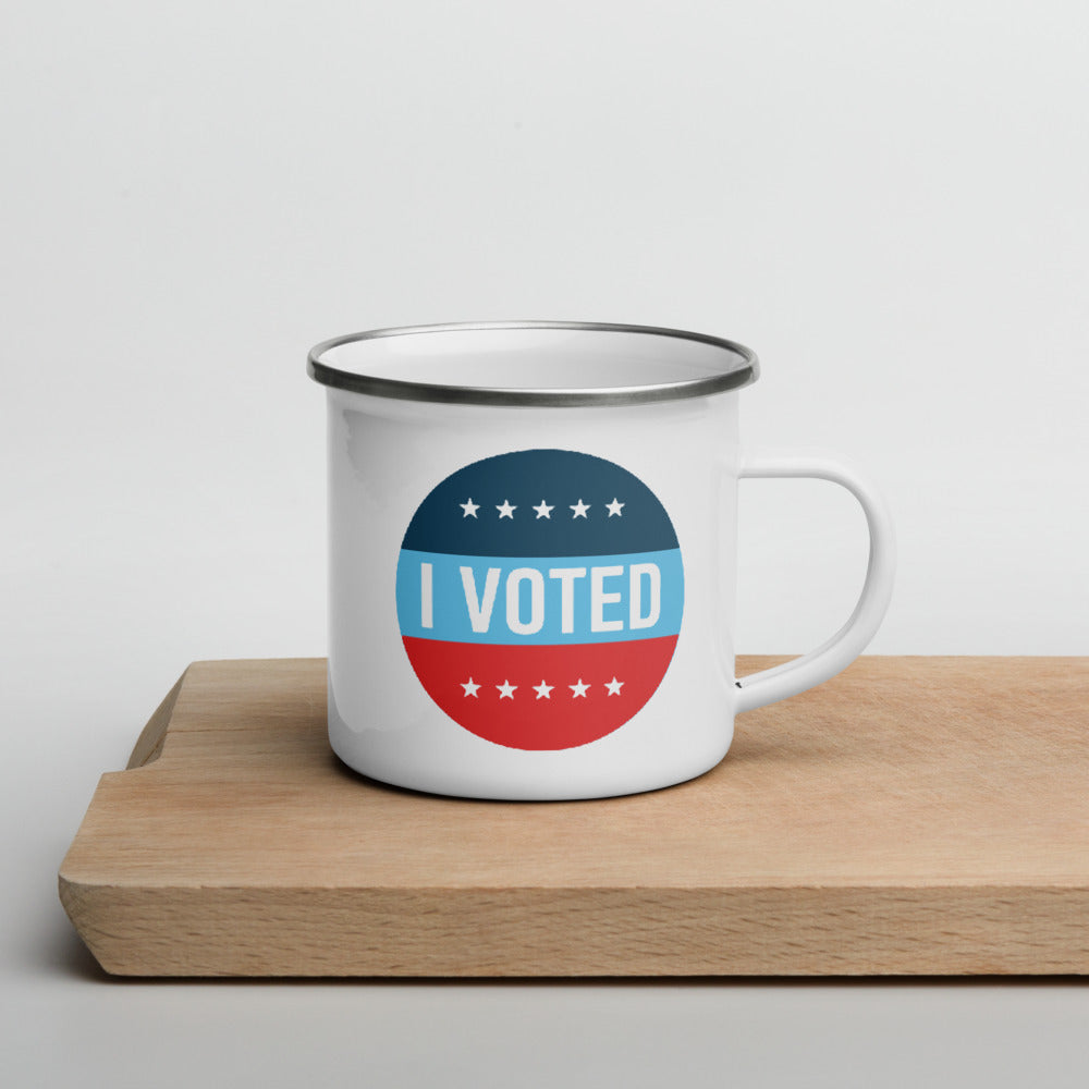 I Voted Sticker Mug