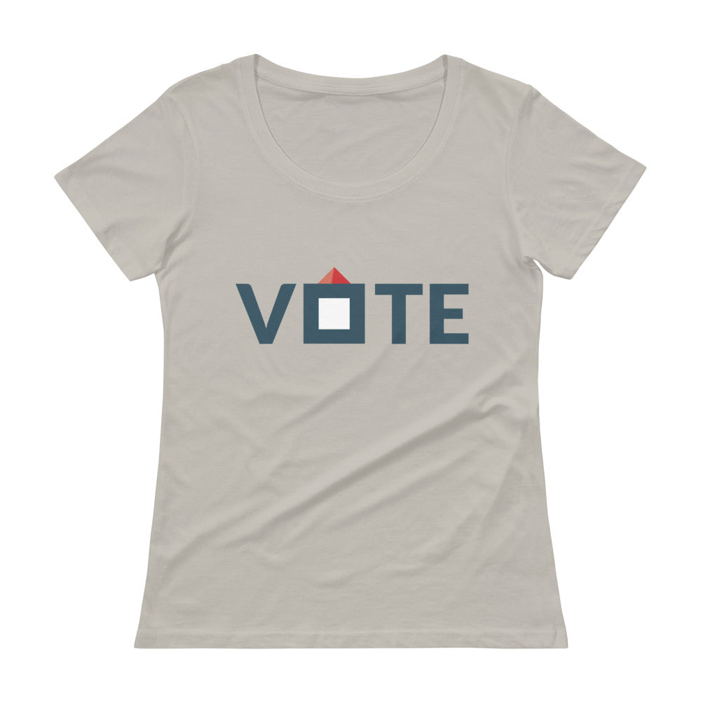 Ladies' Scoopneck Vote T-Shirt