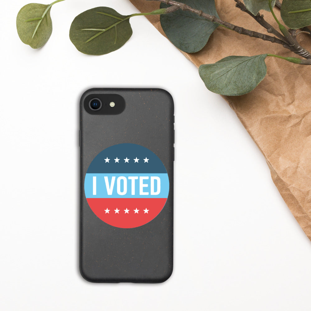 I Voted Sticker iPhone Case
