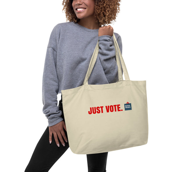 Large Just Vote bag