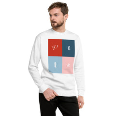 Vote Colorblock Unisex Sweatshirt